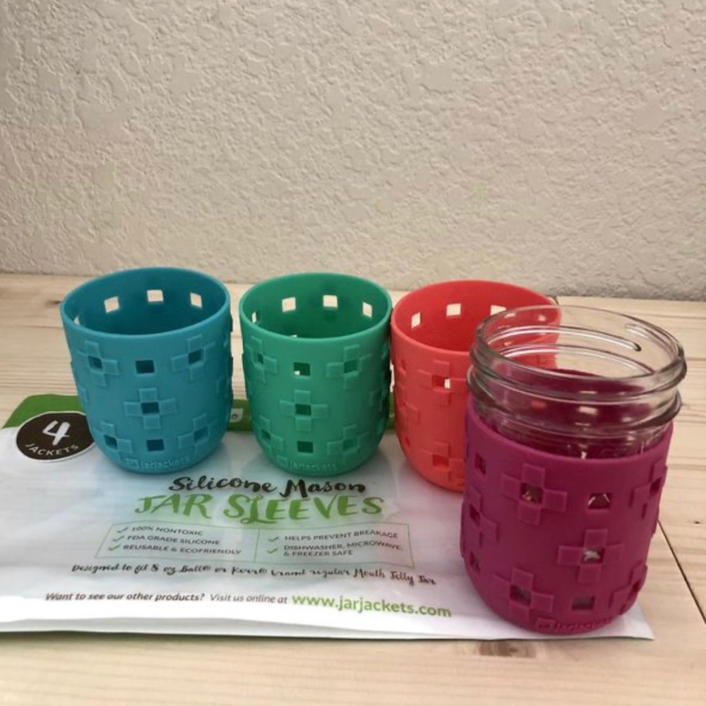 ✳️ JarJackets Silicone Mason Jar Sleeves